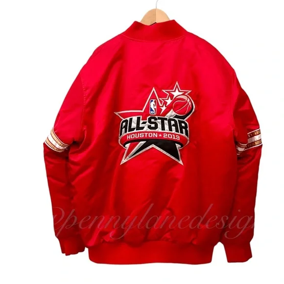 NBA Houston Rockets Western Conference All Star Jacket 2013 XXL - Picture 7 of 10
